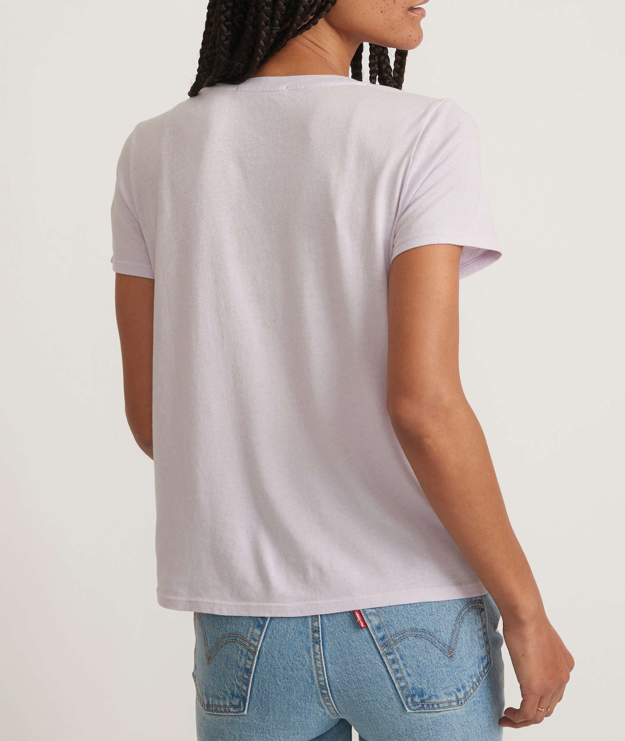 Short Sleeve V-Neck Casual Tee