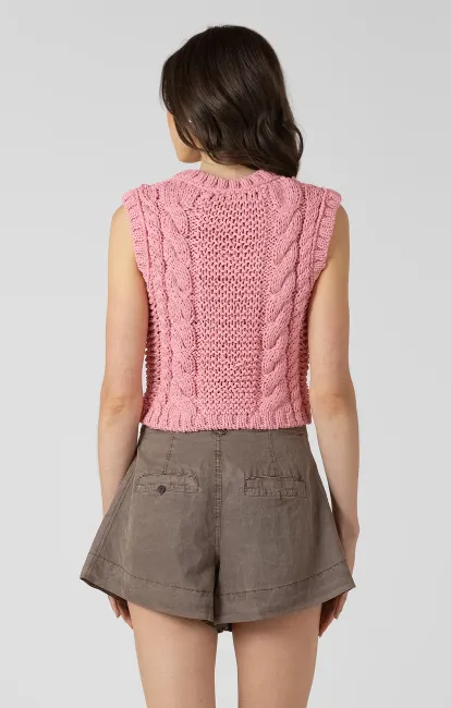 Classic Sleeveless Knit Vest