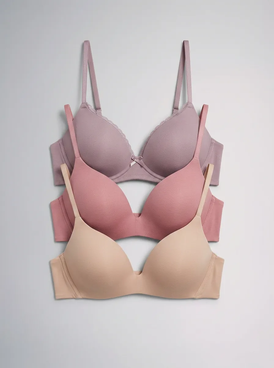 Everyday Daily Women's Three-Piece Bra Set