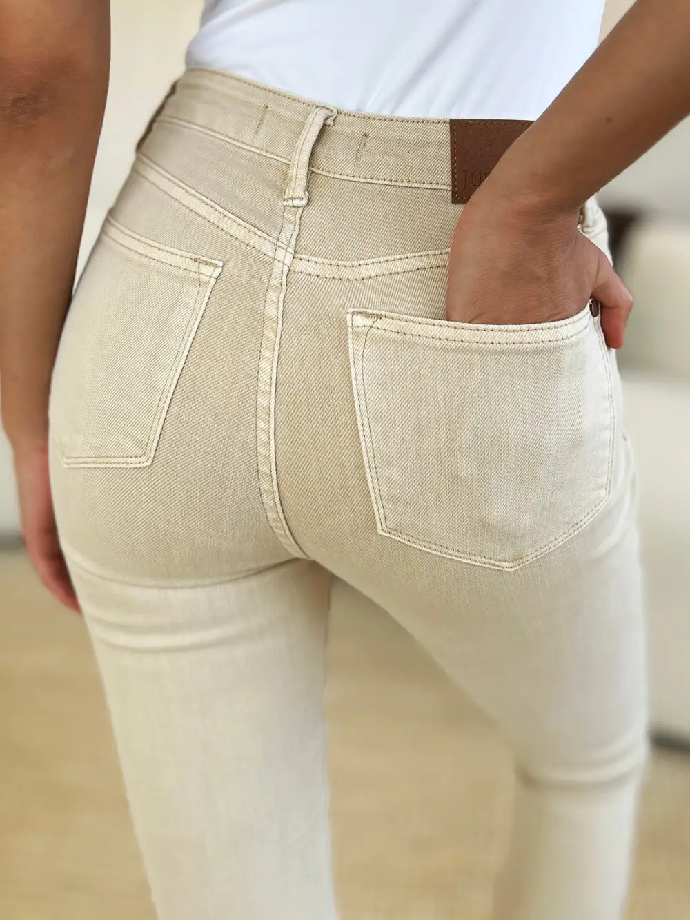 Smooth Skinny Denim Jeans