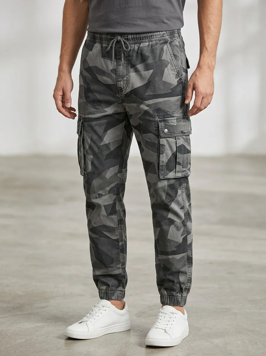 Streetwear Camouflage Cargo Pants