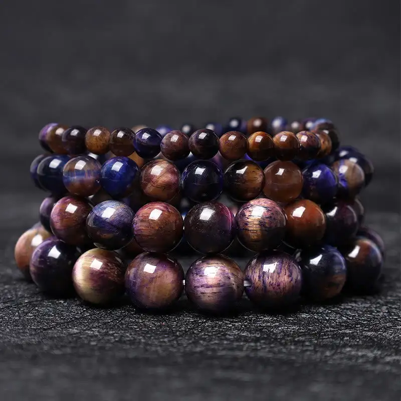 Natural Tiger Eye Bead Bracelet