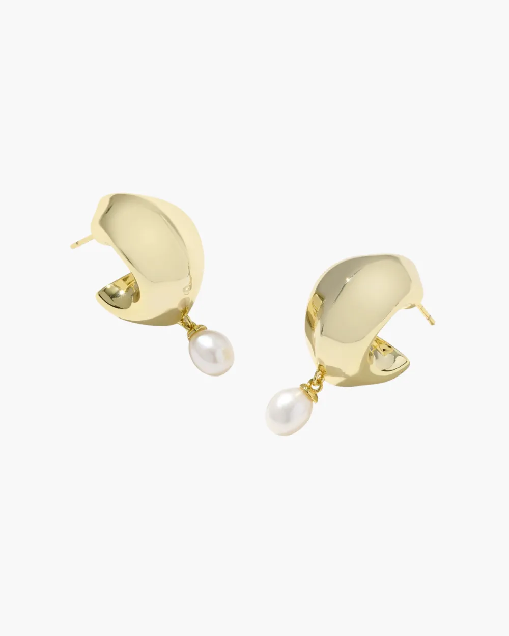 Classic Textured Huggie Earrings