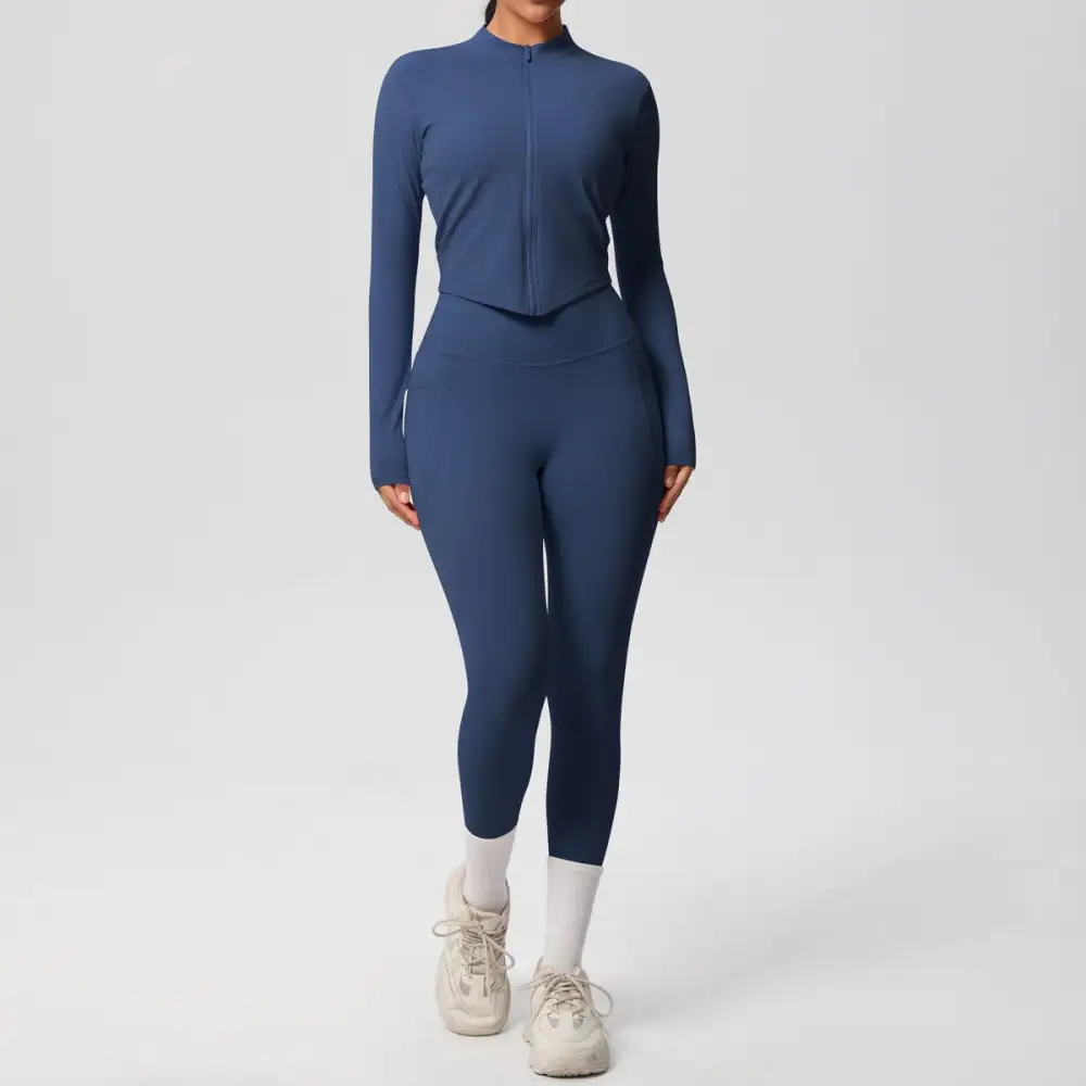 Long-Sleeve Yoga Two-Piece Activewear Active Set