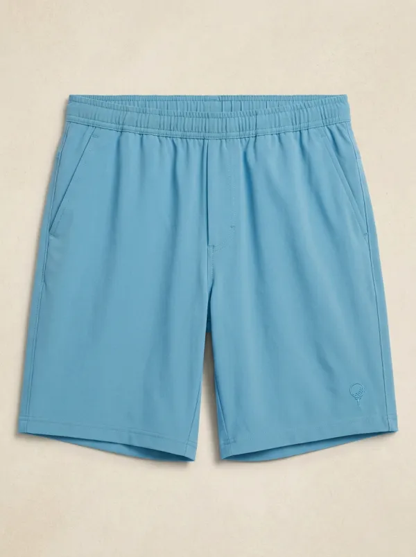 Fairway Golf-Ball Ball-On-Tee Golf Athletic Shorts