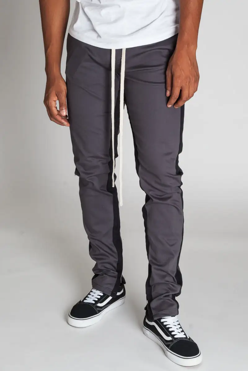 Men's Modern Skinny Raw Hem Track Pants