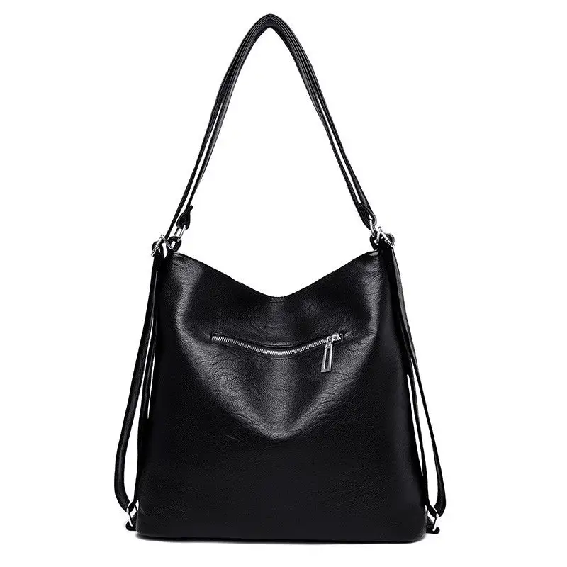 Retro Dumpling-Shaped PU Handbag Vintage Elegance