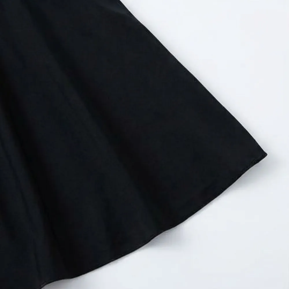 Floral Halter Swimdress With Skirted Hem