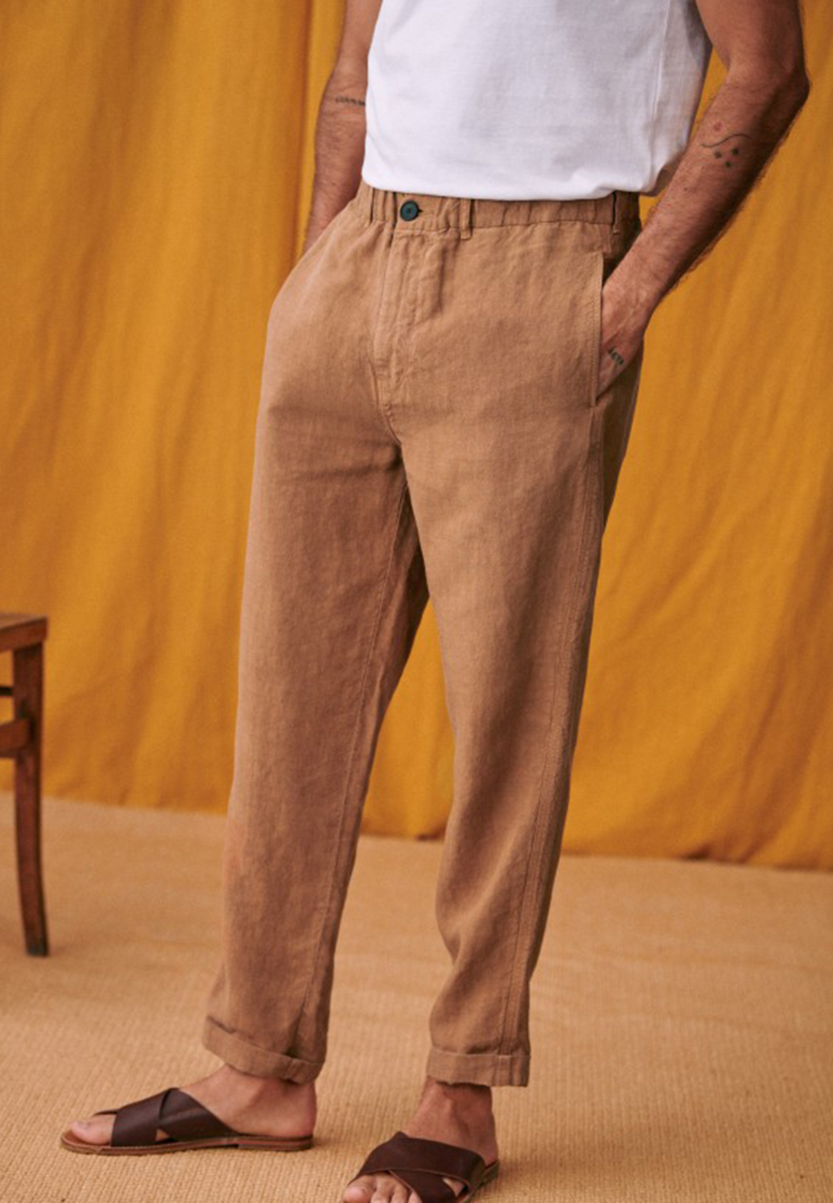 Shane Trousers-Camel