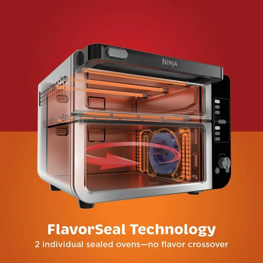 Ninja DCT451 12-in-1 Smart Double Oven with FlexDoor