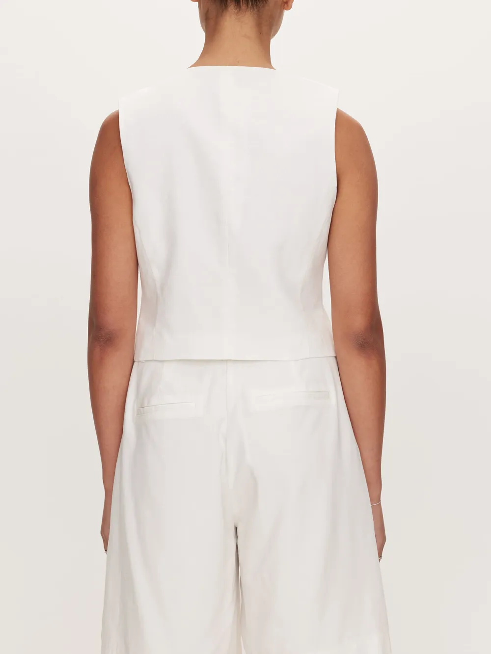 V-Neck Asymmetrical Vest