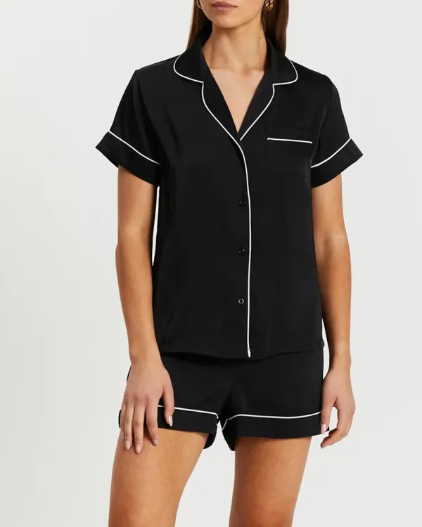 Short Satin PJ Set