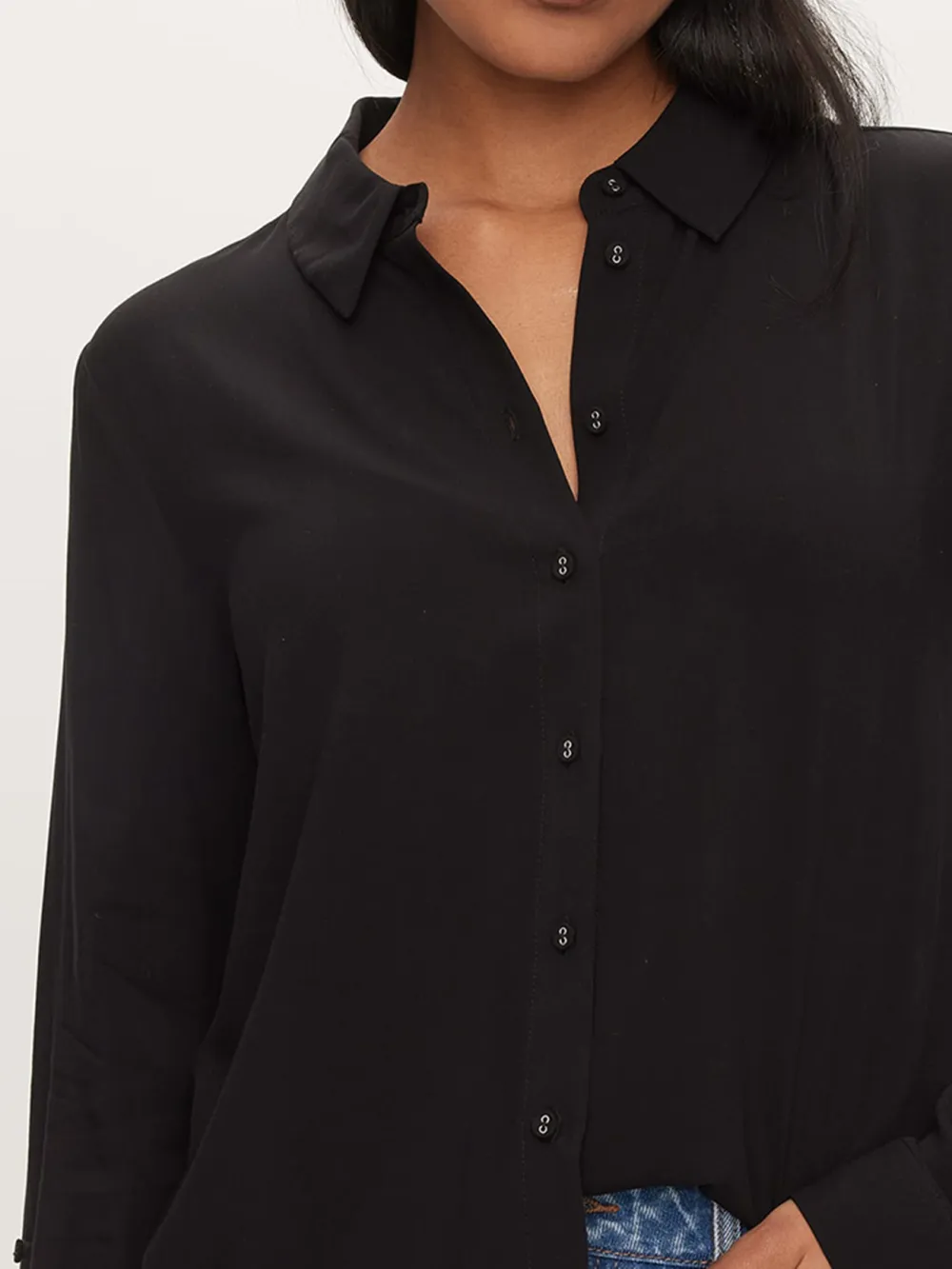 Lapel Long Sleeve Shirt
