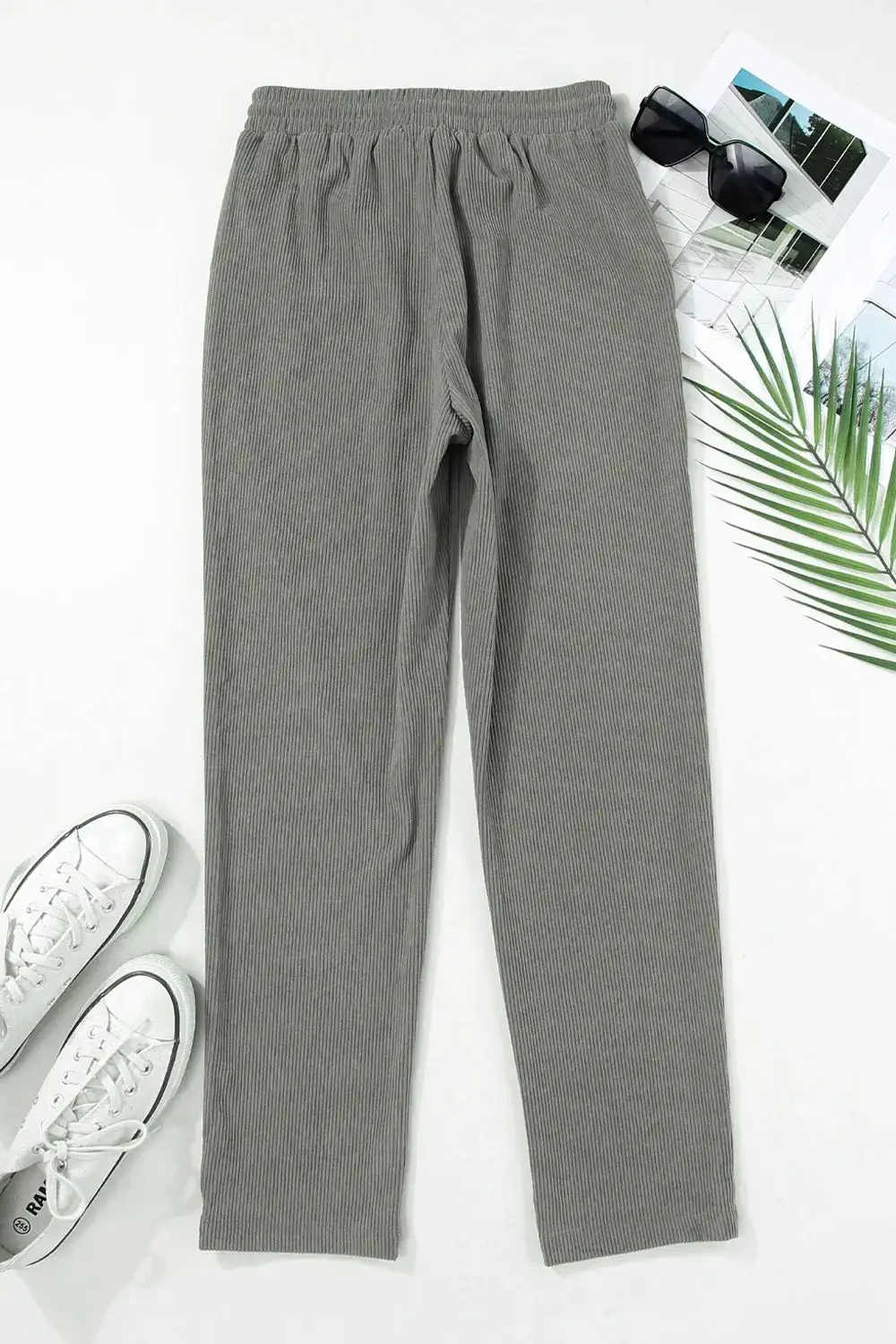Straight Leg Drawstring Pants
