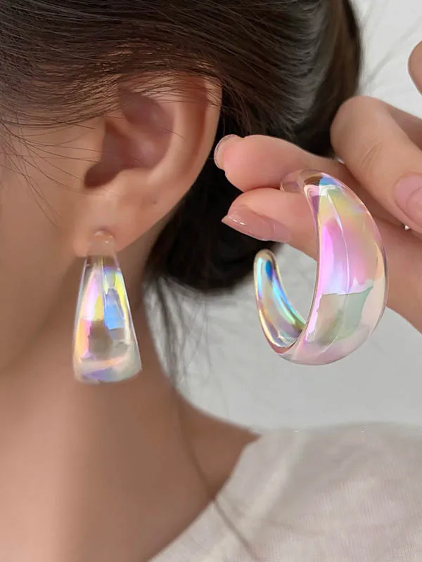 Subtle Abstract Drop Earrings