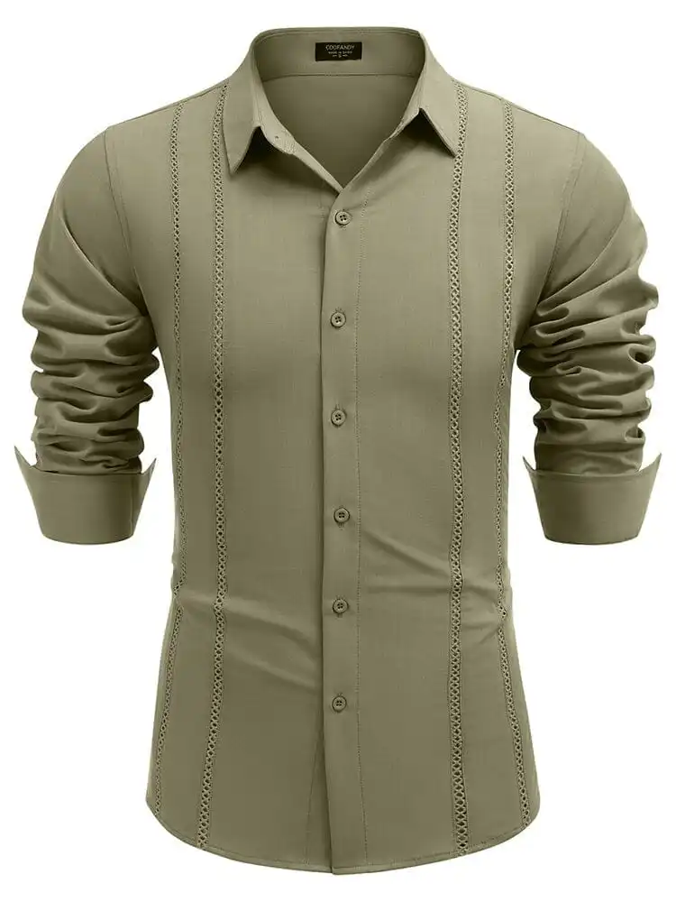Casual Long Sleeve Button Down Shirt