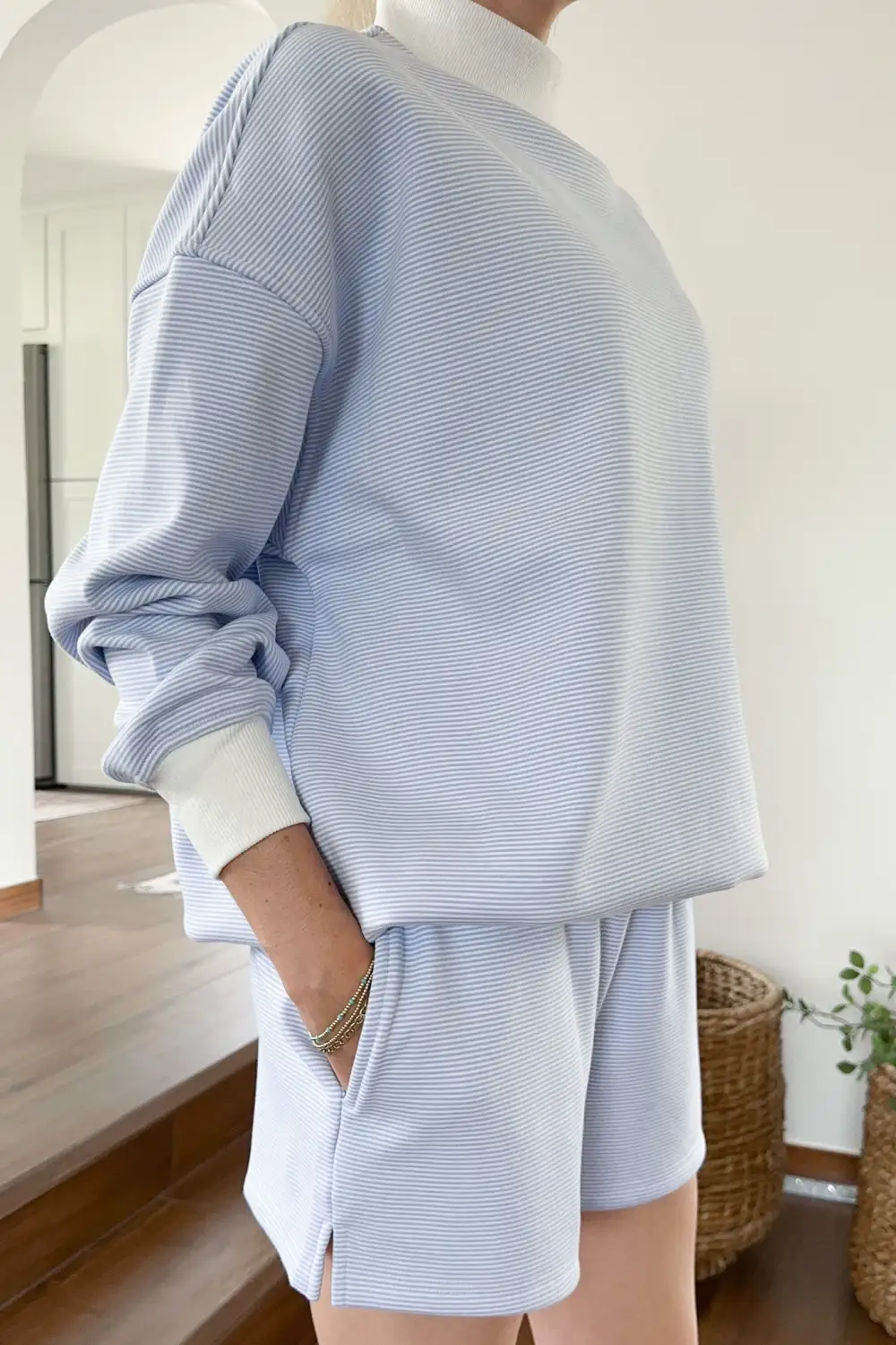 Gentle Fit Soft Striped Shorts