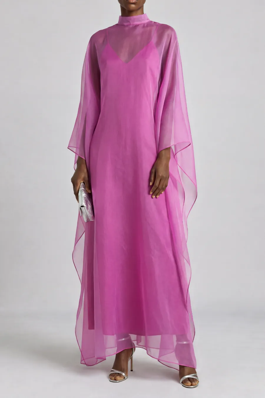 Classic High Neck Maxi Dress