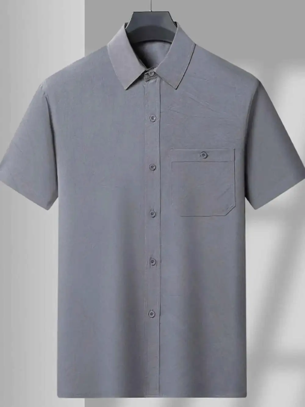 Button Up Short Sleeve Shirt and Pants Set