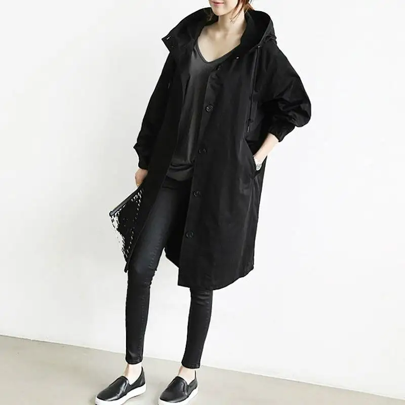 Knit Water Resistant Trench Coat