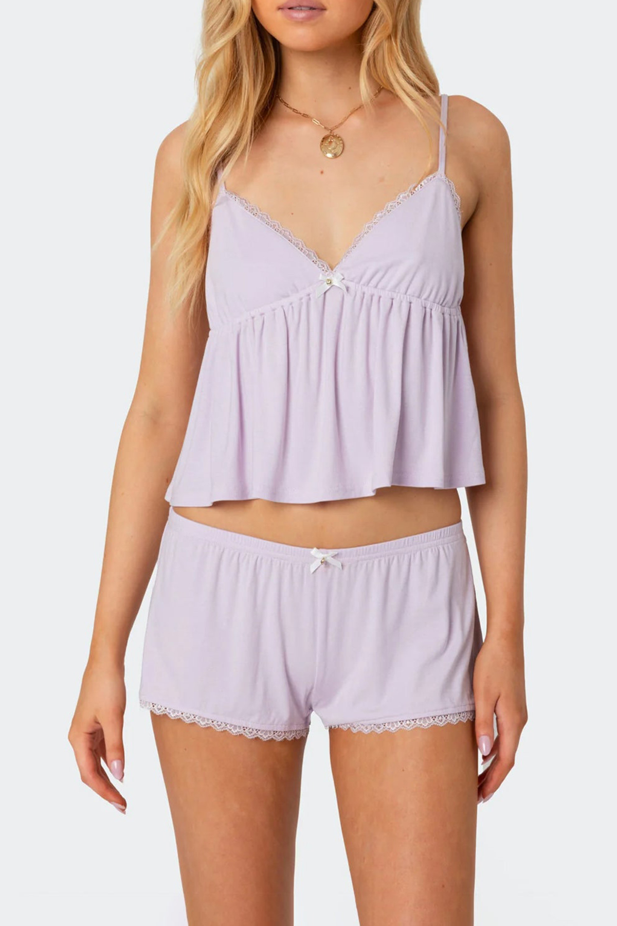 Lace Babydoll Tank Top