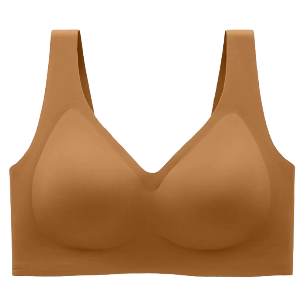 Women's Seamless Wireless Bra – Full Coverage, Push-Up & Comfy, Plus Size Friendly
