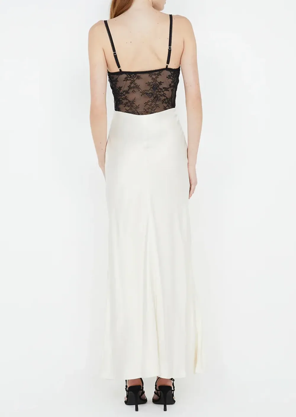 LACE KEYHOLE CAMI DRESS