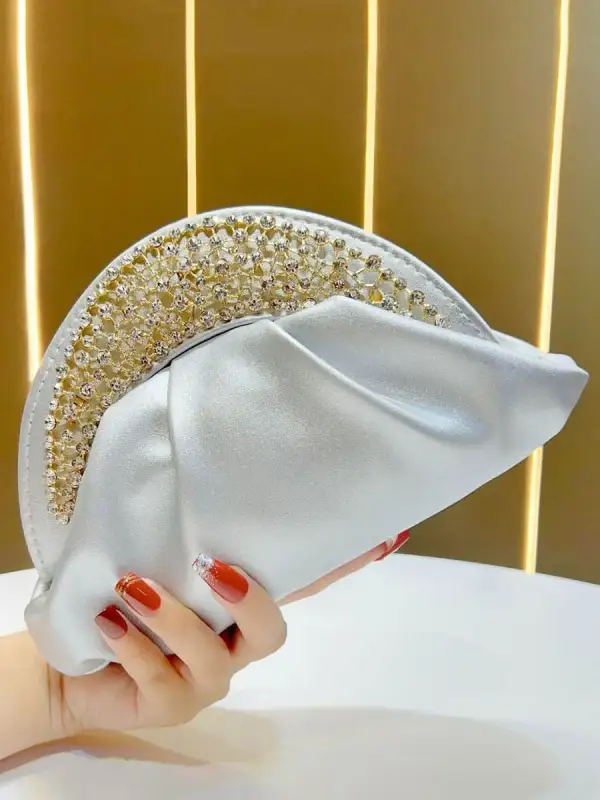 Chain Rhinestone Leisure Clutch Bag