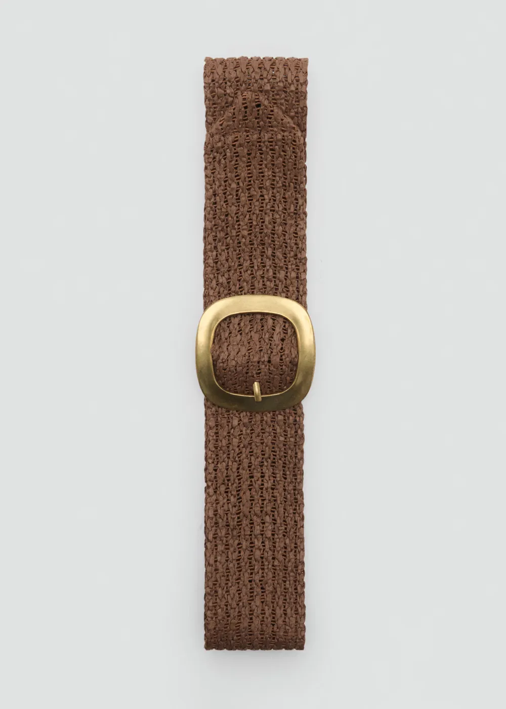 Beige Casual Style Natural Fibre Plain Belts