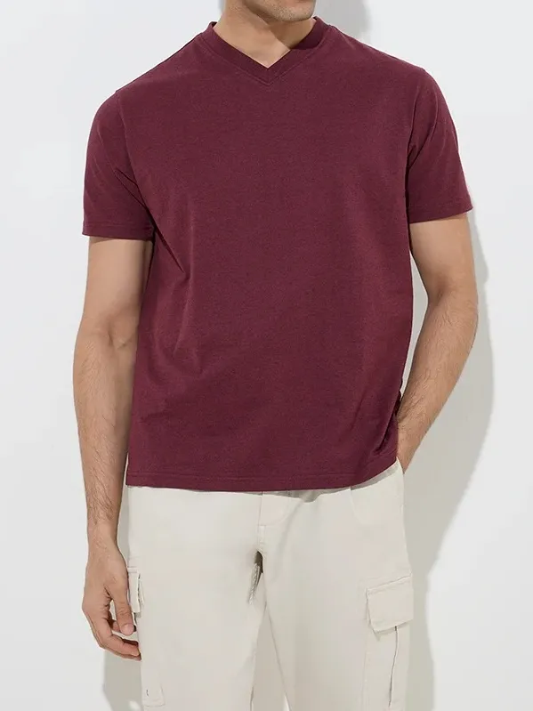 Casual Style Plain Loose Cotton T-Shirt