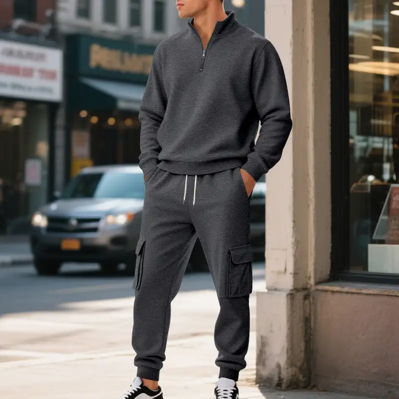 Men's  Utility Cargo Pants Pockets Waistband Cargo Pants