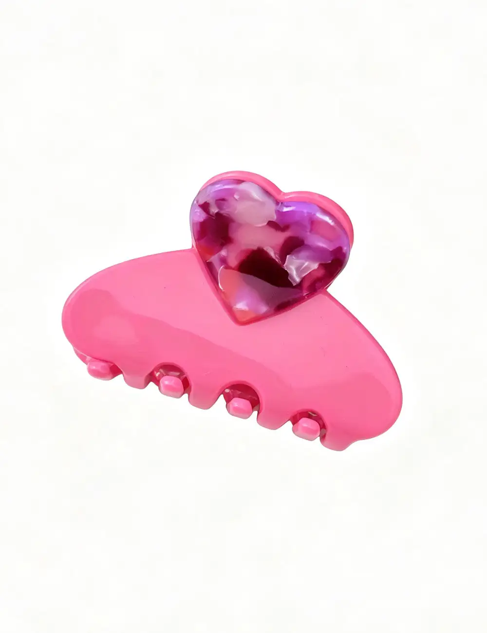 Heart Shape Decor Midi Hair Hair Claw Clip
