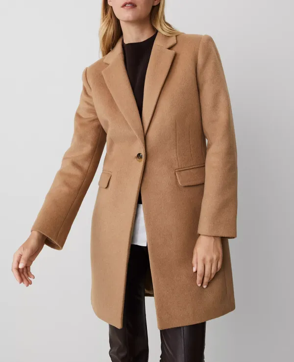 Plain Long Sleeve Coat