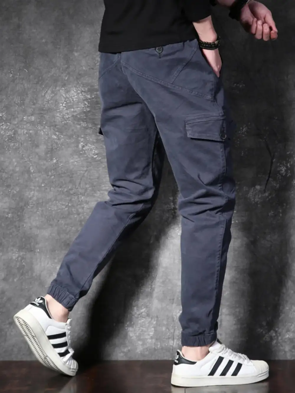 Men's Cargo Pants with Drawstring