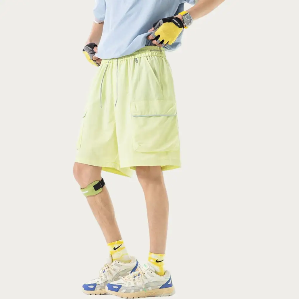 Tailored Drawstring Pocketed Lightweight Men's Athletic Shorts