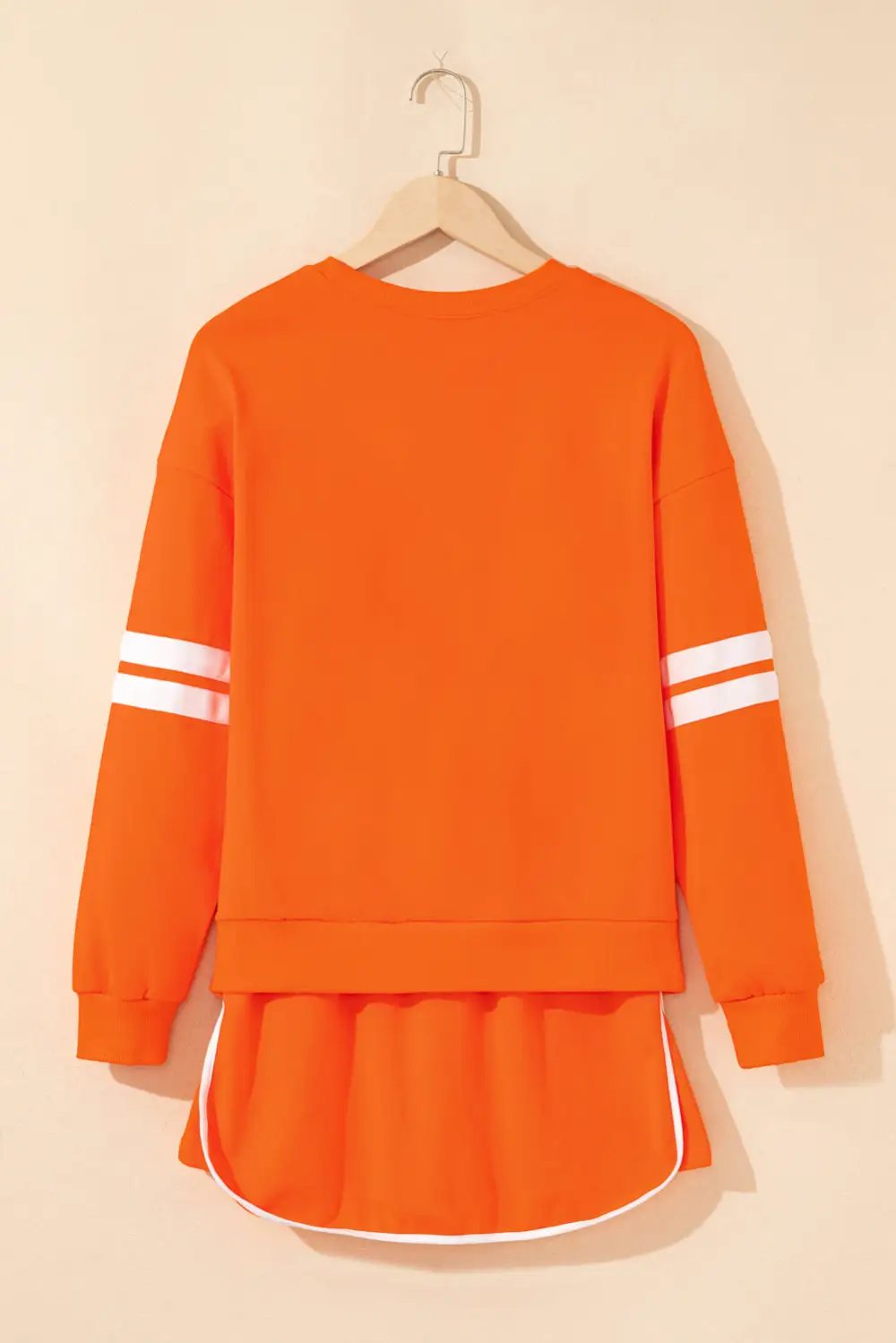 Curve Printed Varsity Detail Coordinated Set