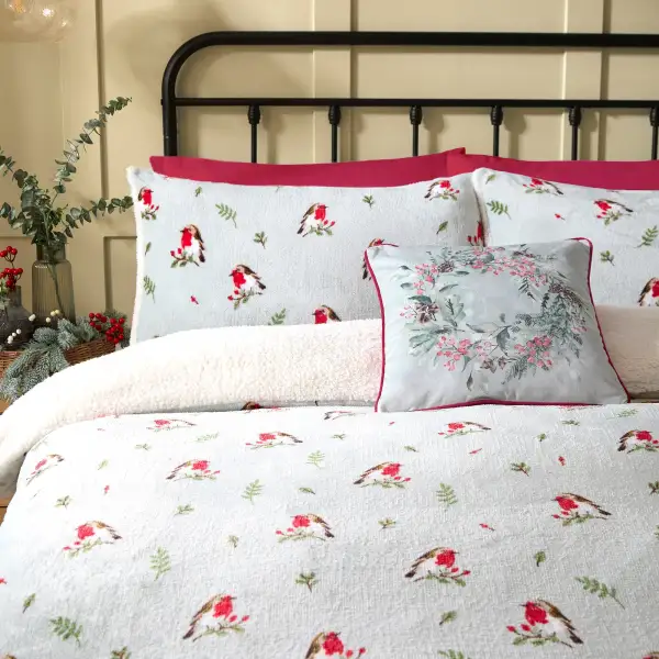 Modern Bedroom Reversible Plain Duvet Cover Set