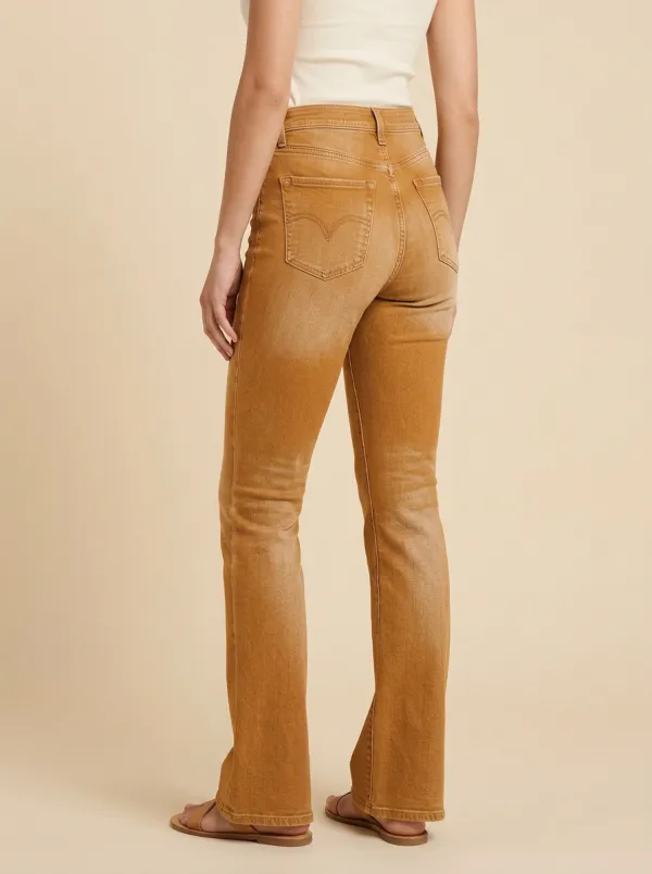 Women's High-Rise Denim Bootcut Jeans