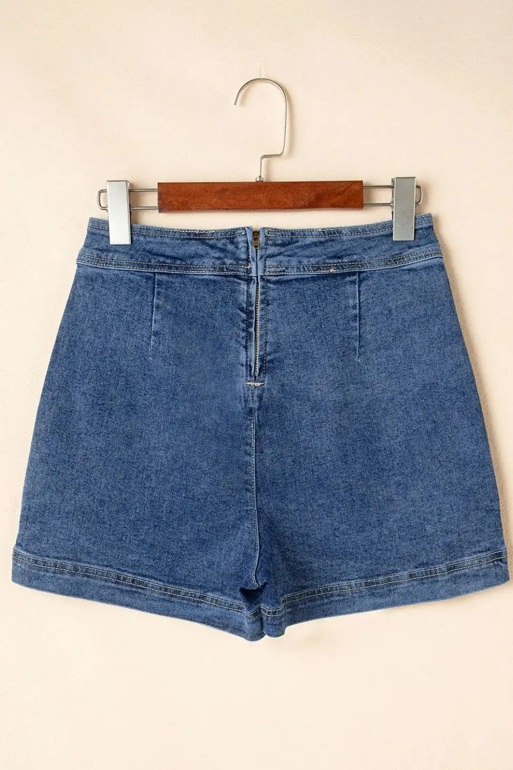 Asymmetrical Denim Pockets So Skirt
