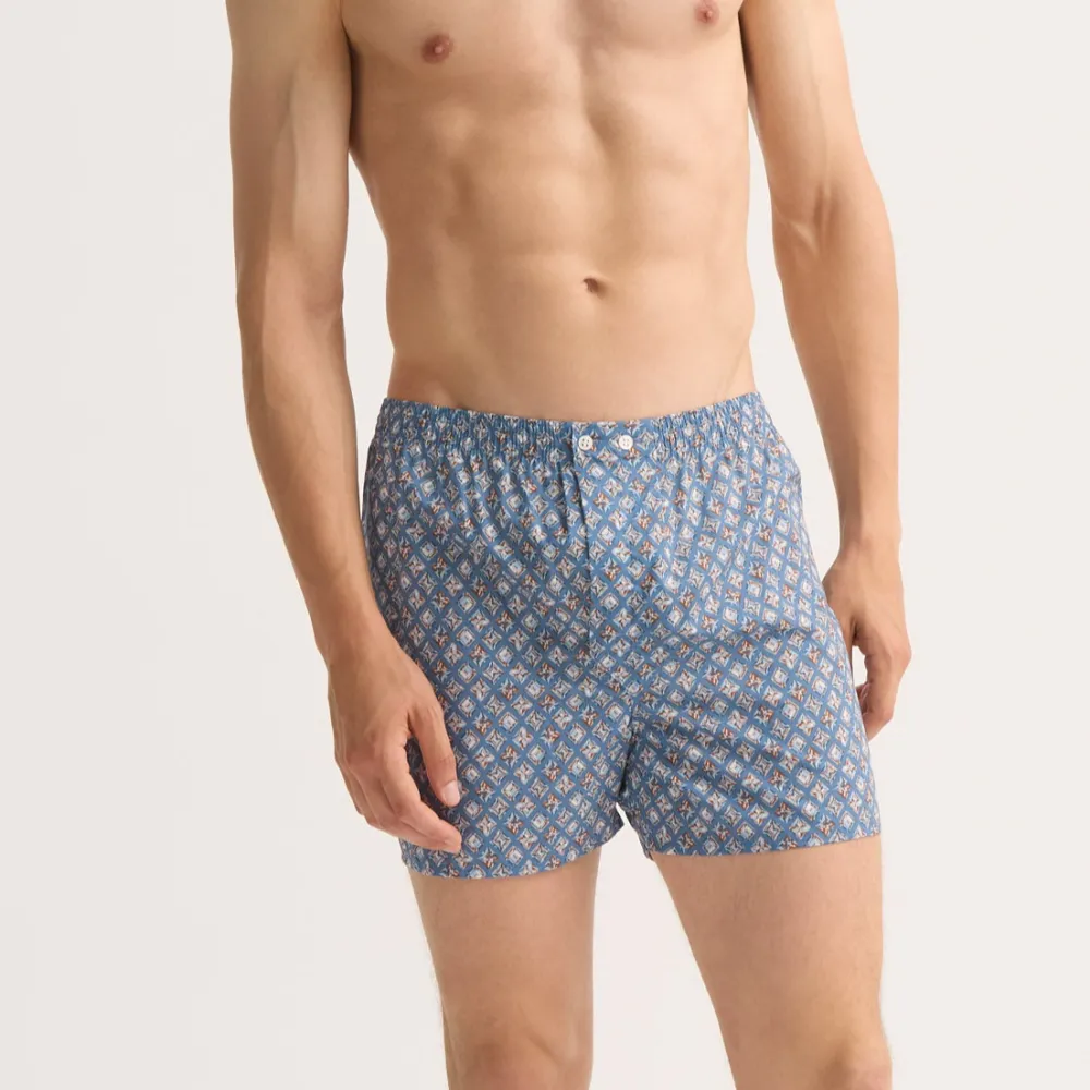 Classic Fit Cotton Batiste Diamond Boxers