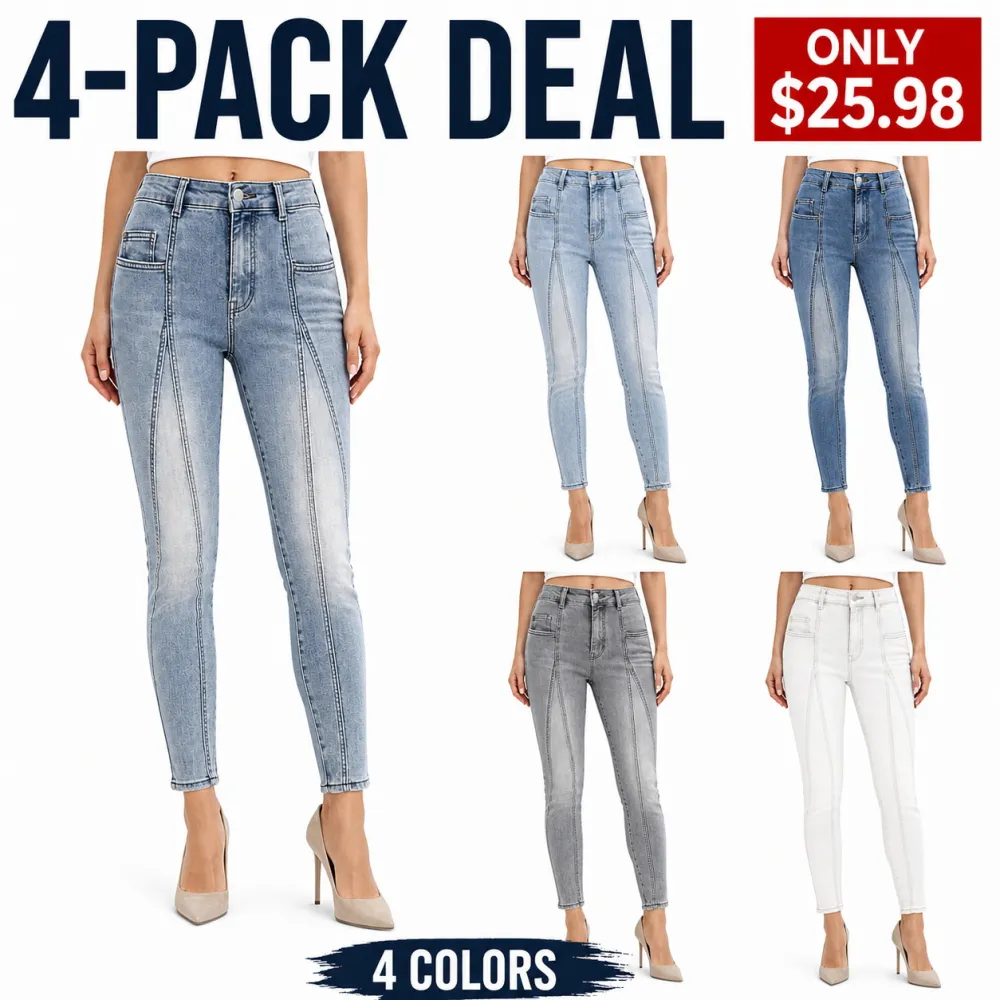 Women's Mid-Rise Stretch Skinny Jeans