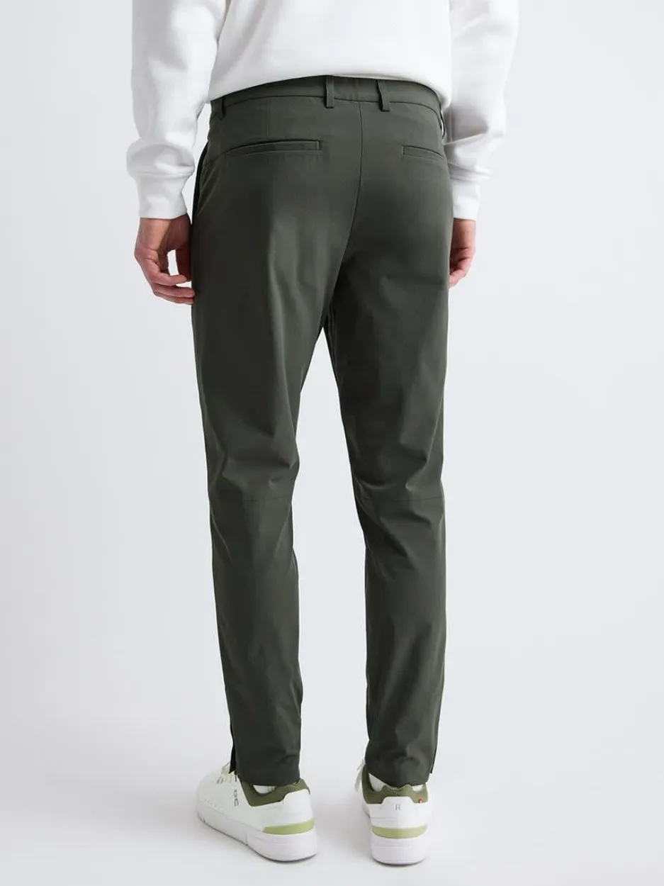Olive Green Slim Fit Casual Pant