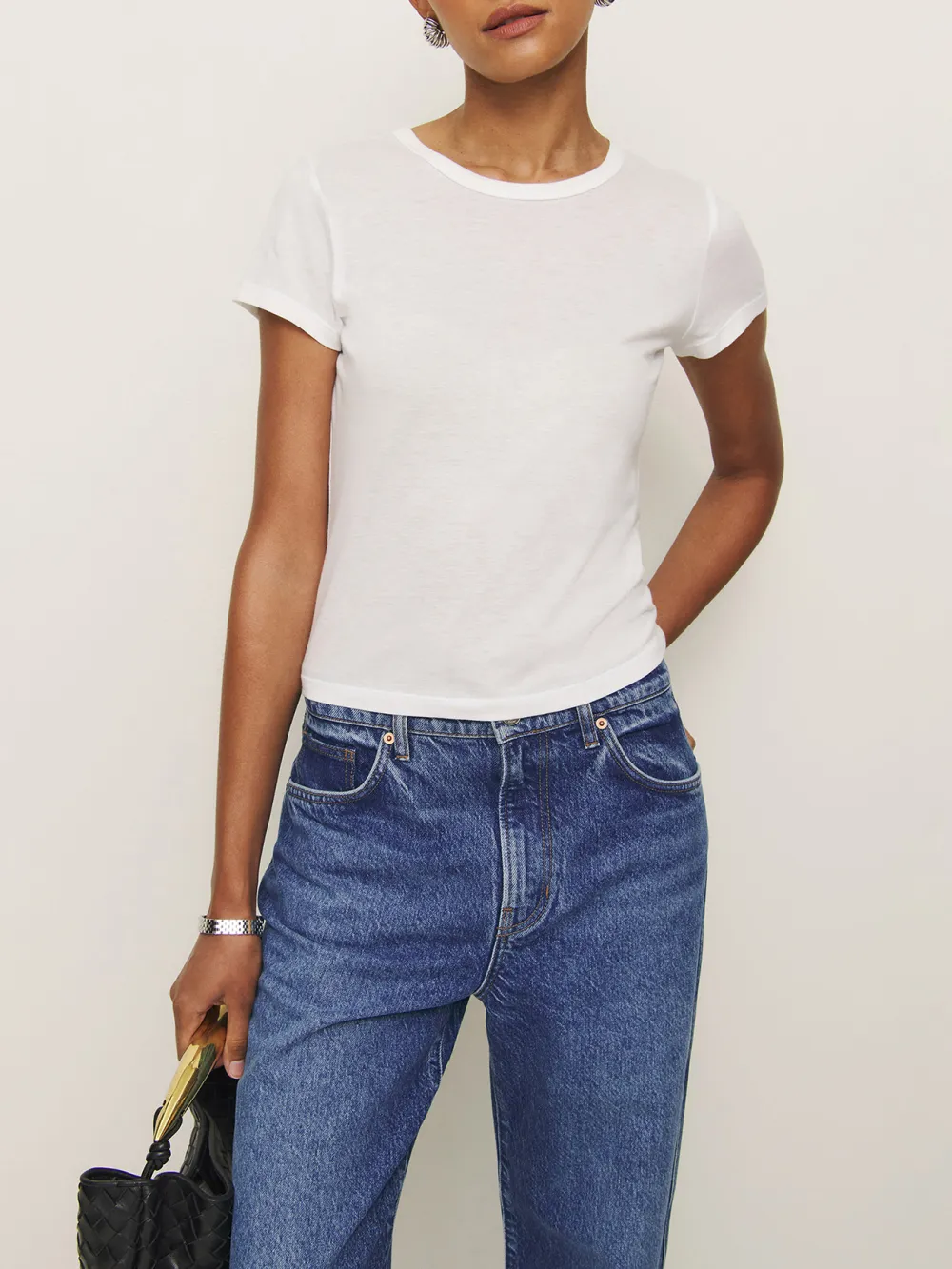 Basic Crew Neck Cotton T-Shirt