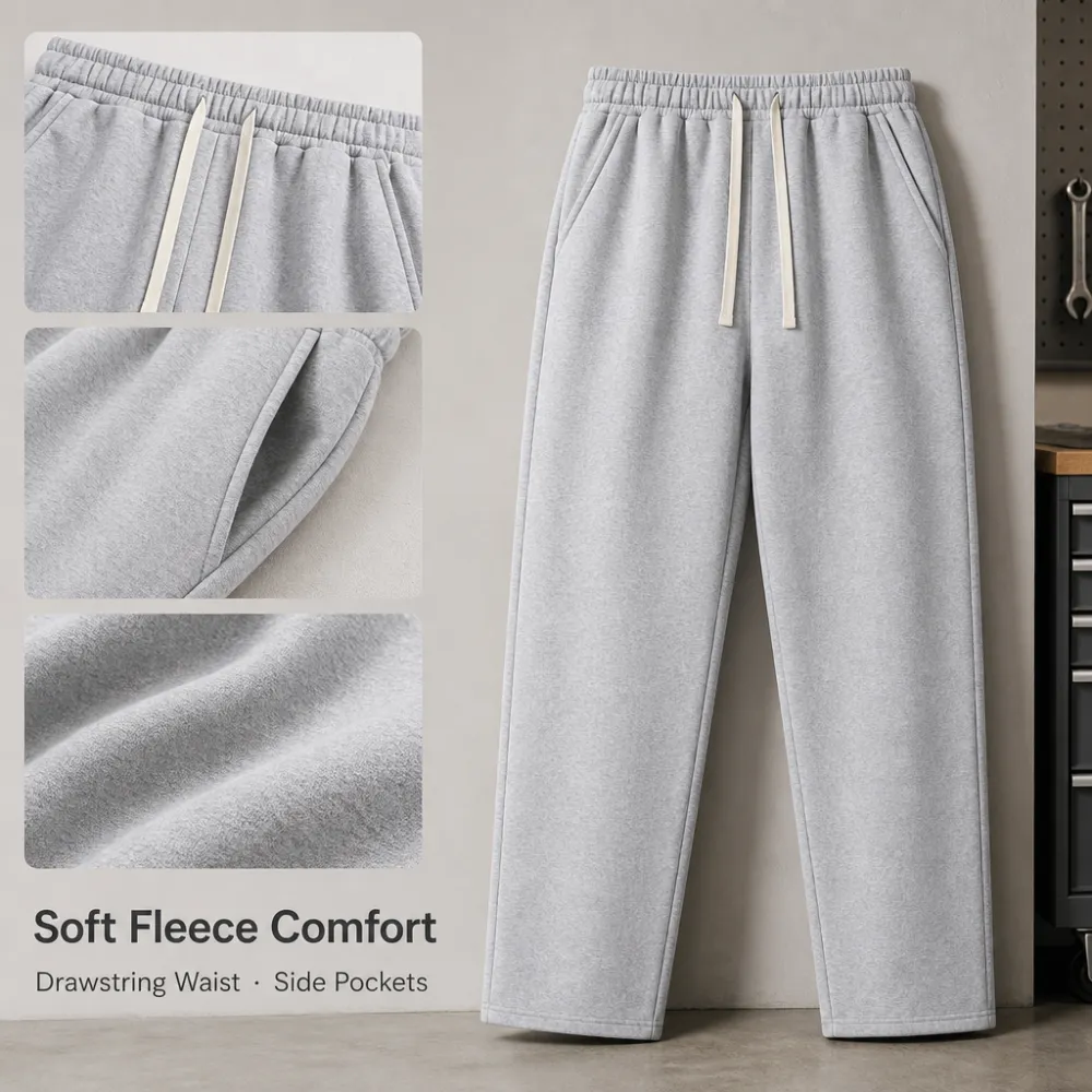 Men’s Relaxed Fleece Drawstring Sweatpants