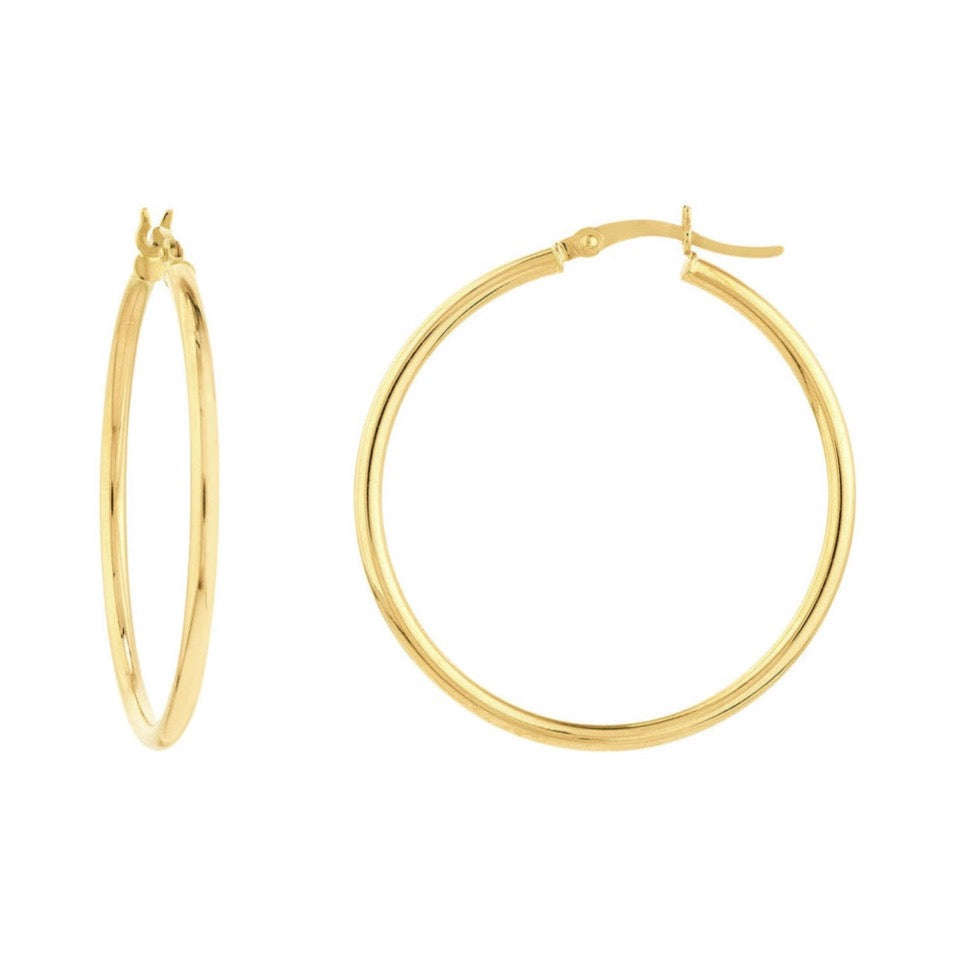 Delicate Classic Hoop Earrings