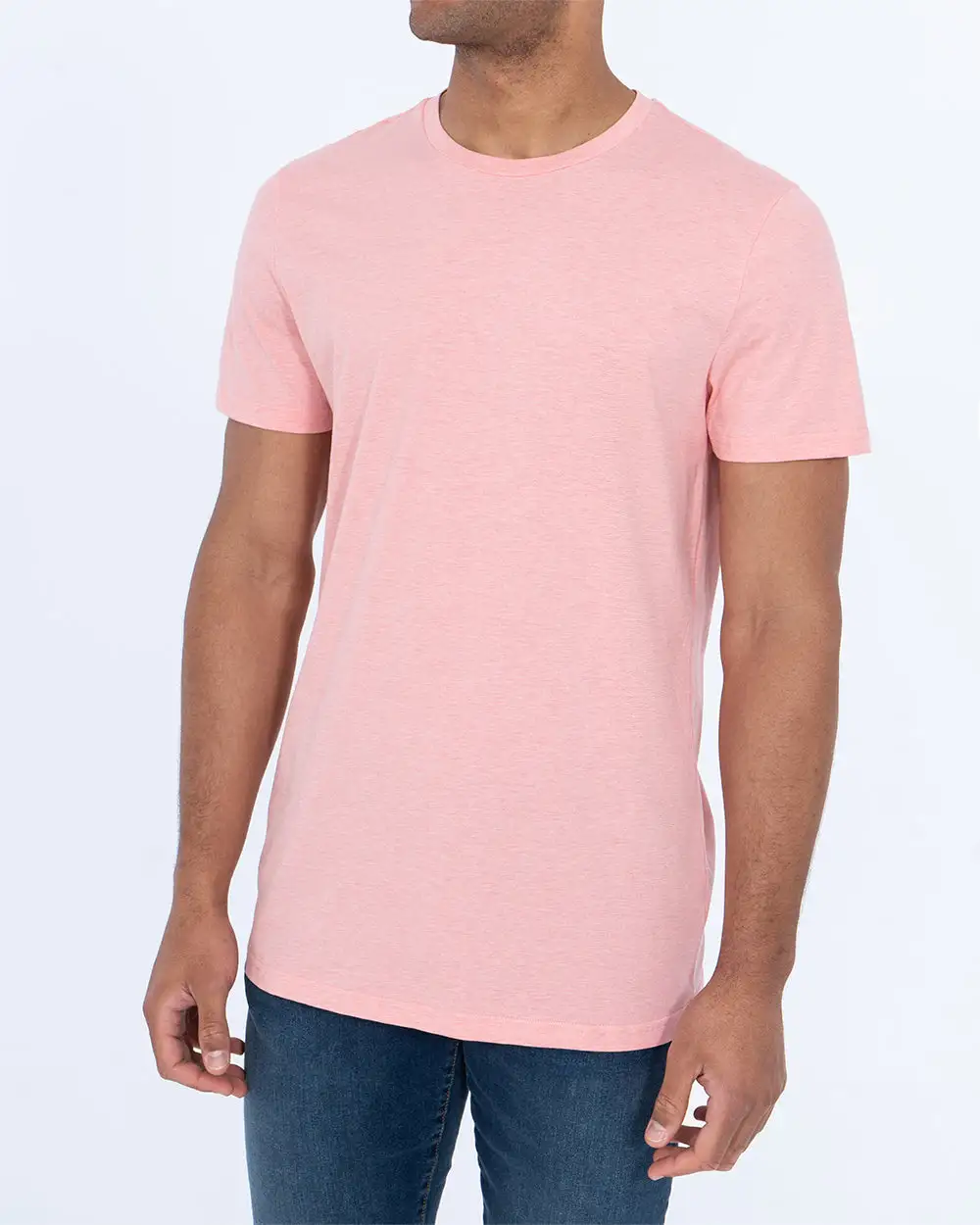 Everyday Simple Fitted Crew Neck Short Sleeve T Shirt