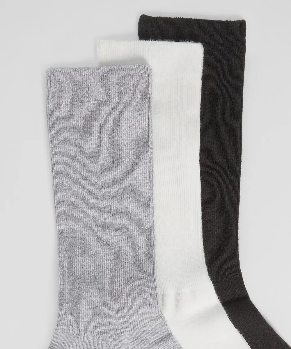 Casual Style Cotton Trouser Sock 3-Pack