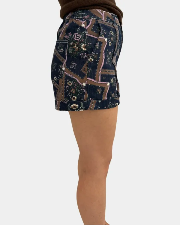 Abstract Print Shorts
