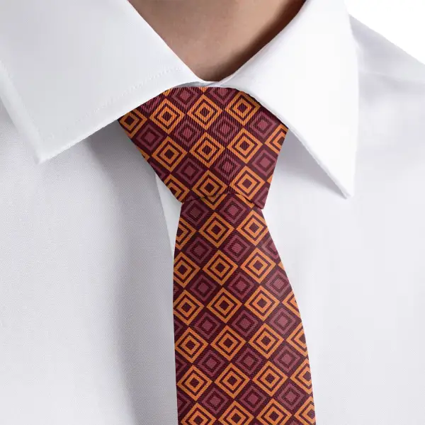 Modern Geometric Expression Necktie