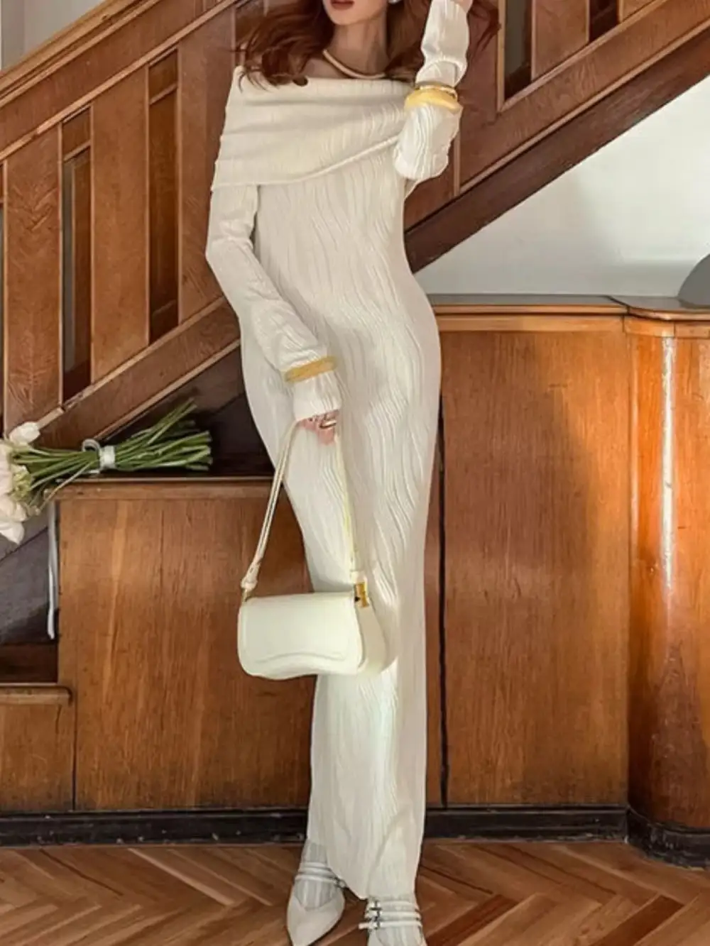 Easy Fit Knit Maxi Dress